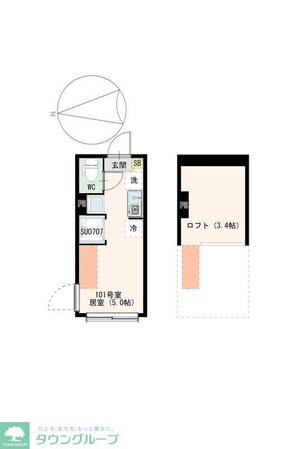 SLSG荒川町屋の物件間取画像